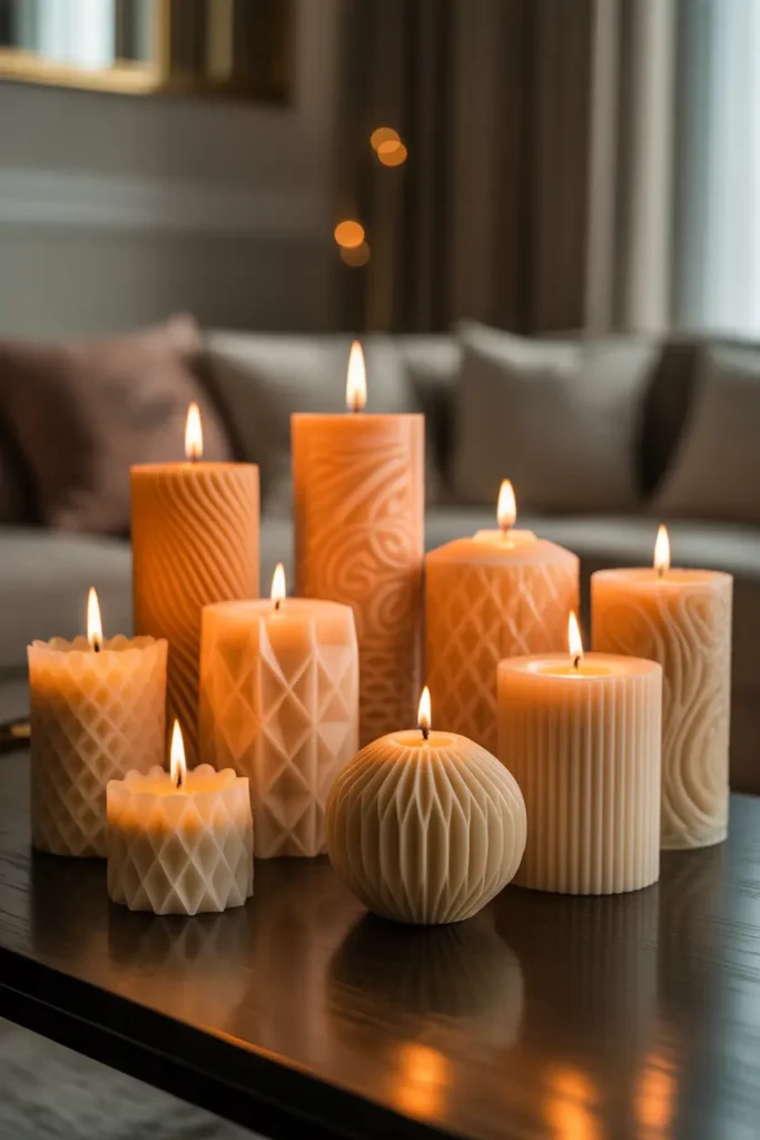 Carved Decorative Candles
