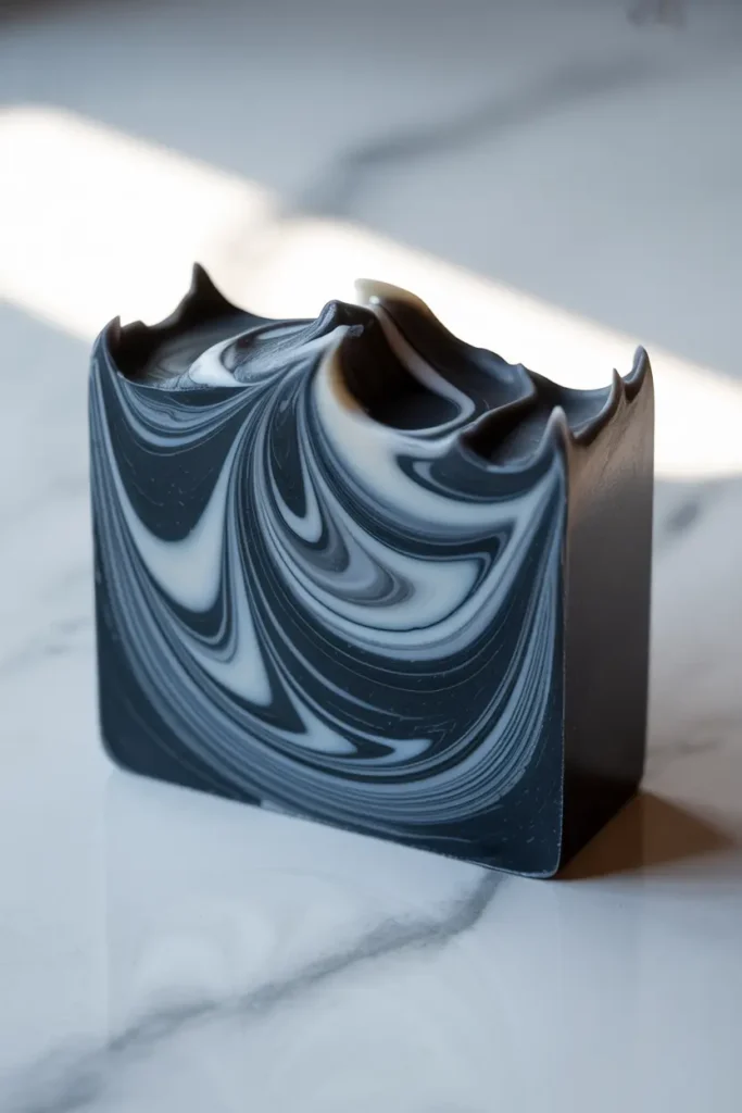 Charcoal Detox Swirl Soap