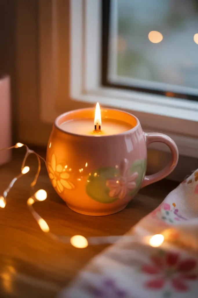 Coffee Cup Candles
