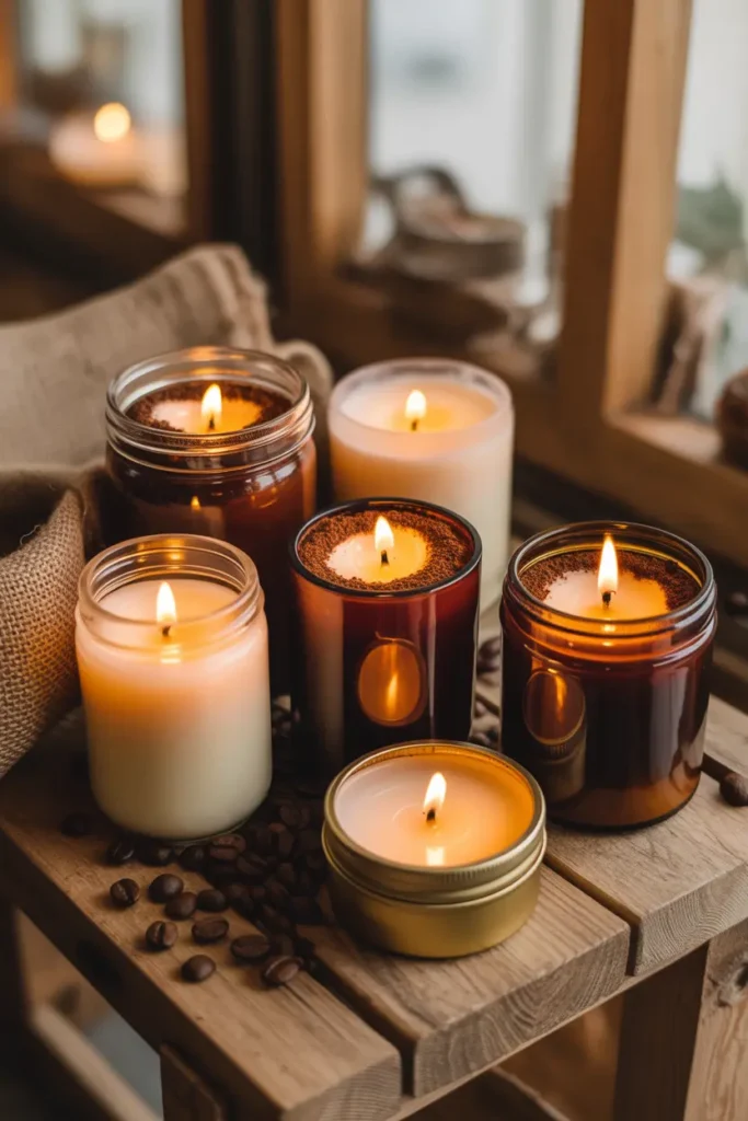 Coffee-Scented Candles