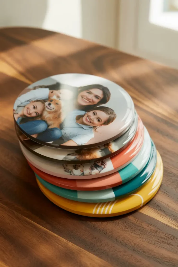 Custom Photo Coasters