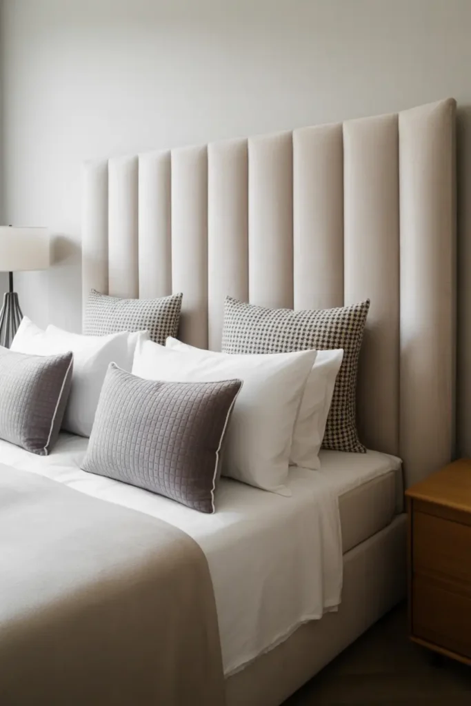 DIY Fabric-Covered Headboard