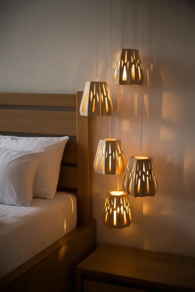 DIY Hanging Wooden Lantern Lights