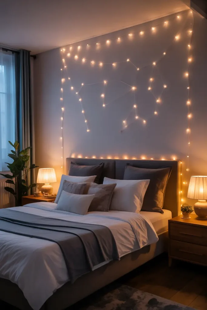 DIY LED Star Headboard