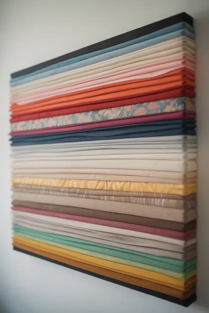 Fabric Collage Canvas