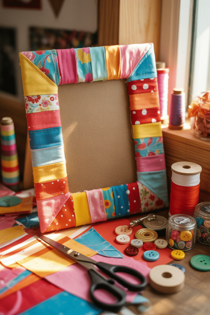 Fabric Patchwork Frame