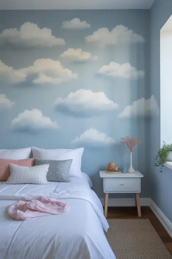 Floating Clouds Wall