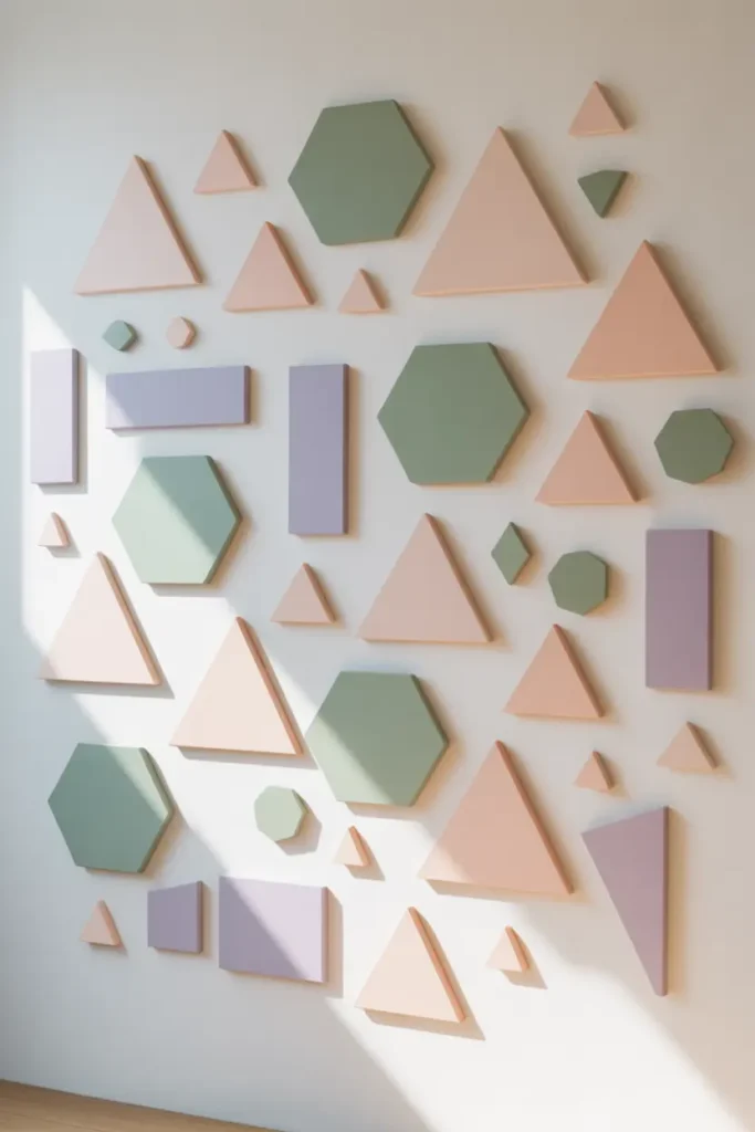 Floating Geometric Shapes