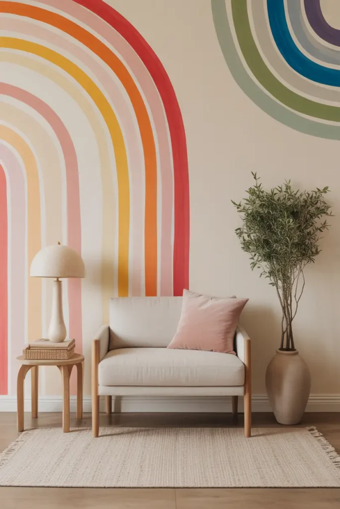 Floating Rainbow Canvas