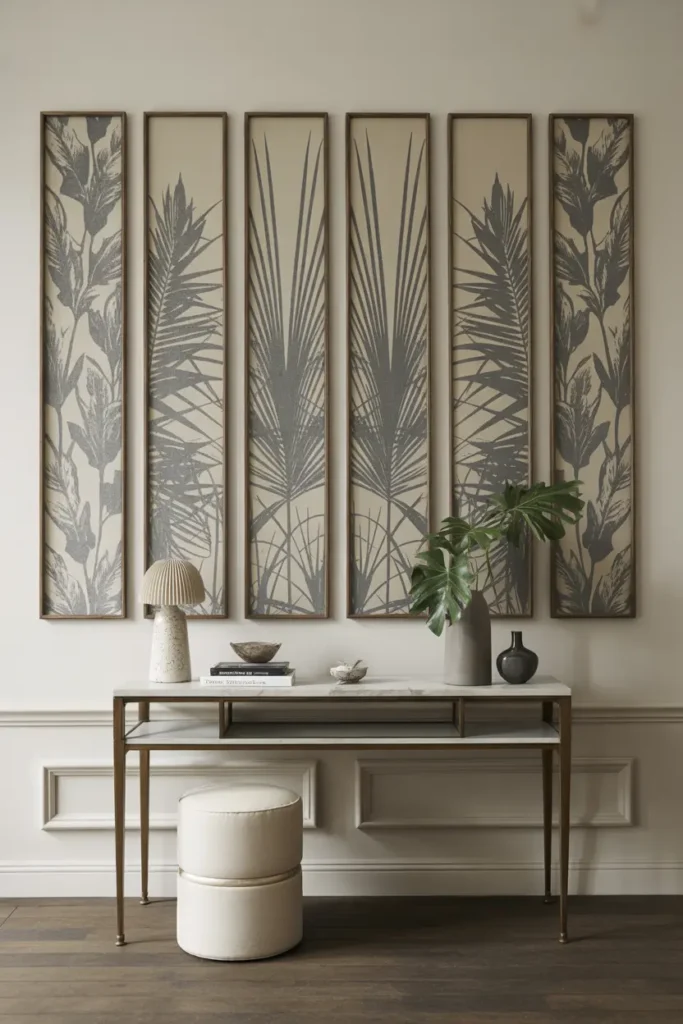 Framed Wallpaper Panels