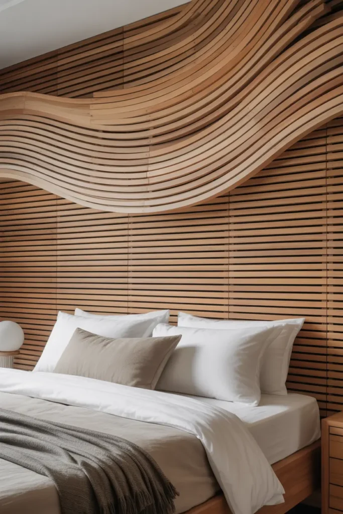 Layered Wood Wave Art