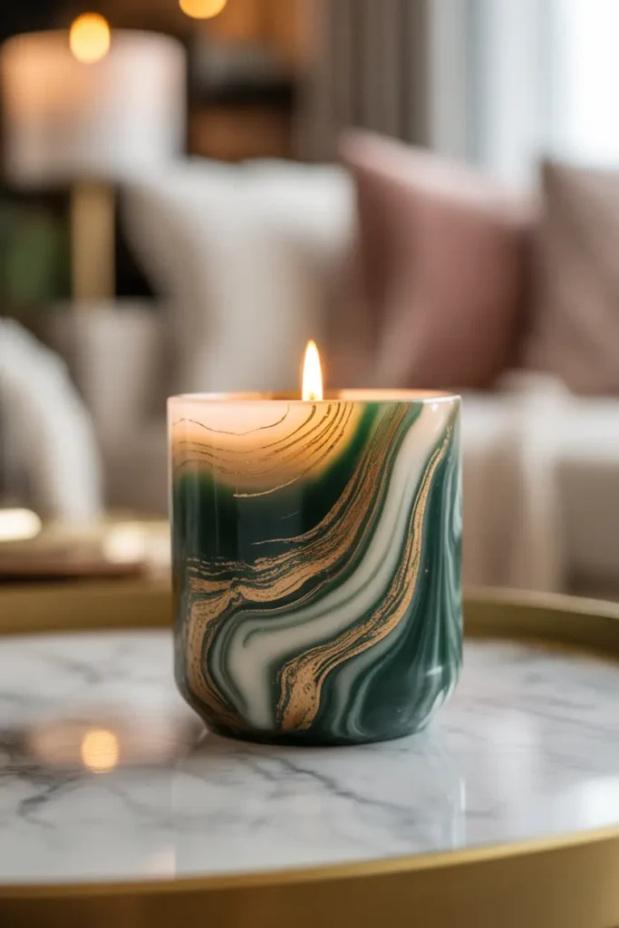 Marbled Candles