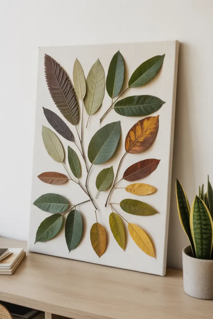 Pressed Leaf Canvas