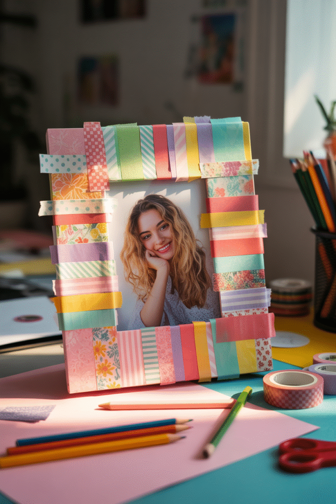 Washi Tape Collage Frame