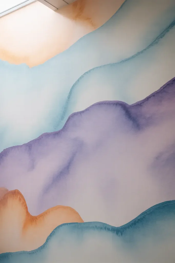 Watercolor Wash Wall Effect