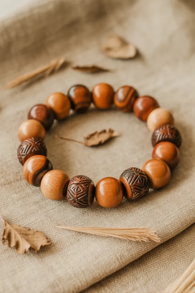Wooden Bead Boho Bracelet