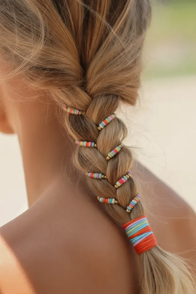 Beaded Braid Wrap Strings