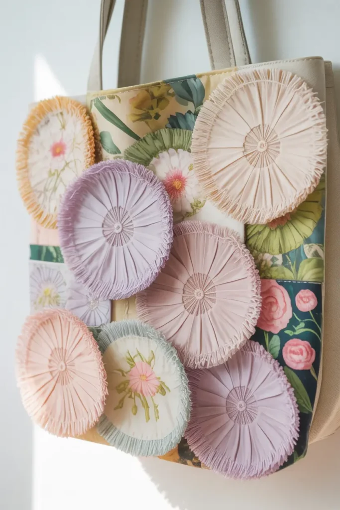 Bold Floral Patch Tote