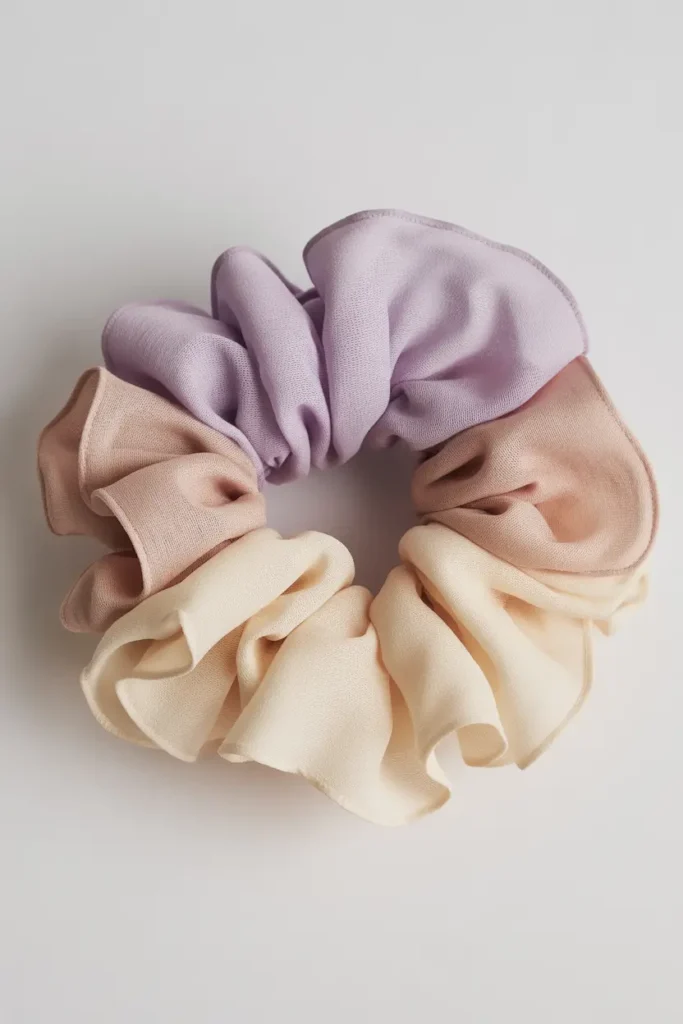 Chiffon Ruffle Scrunchie