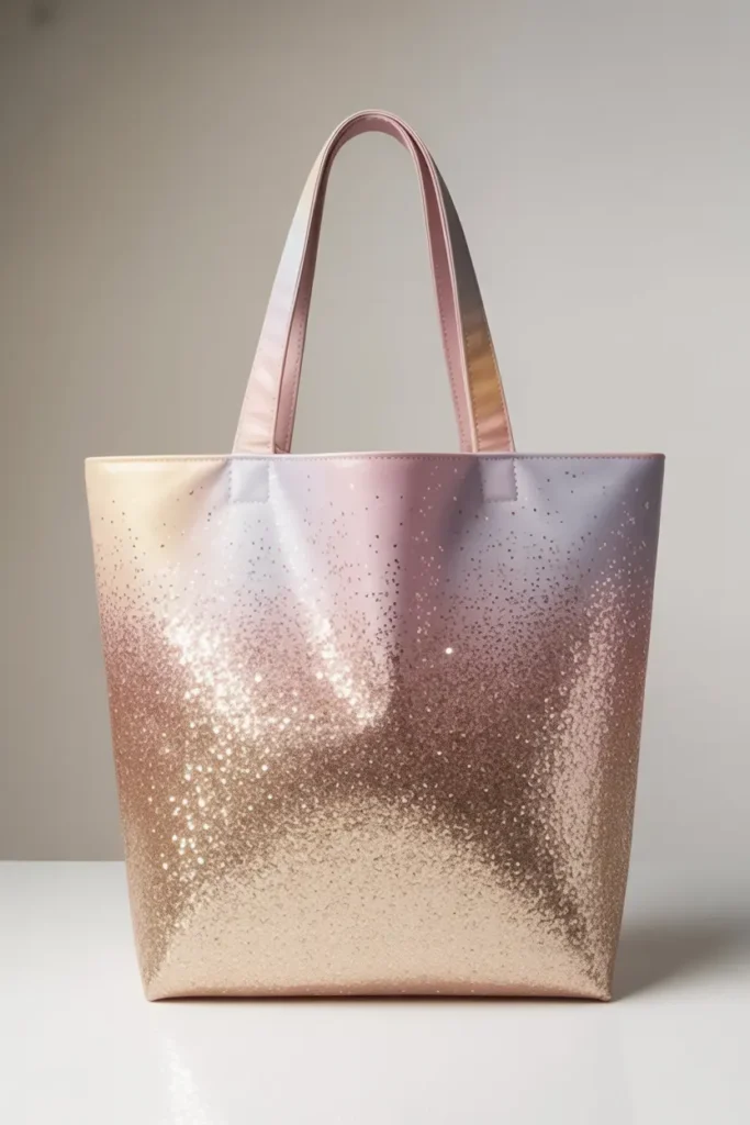 Glitter Ombre Tote