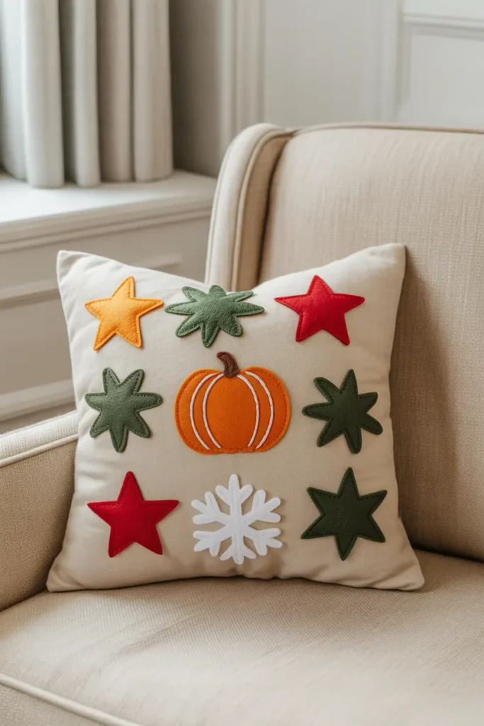 Holiday Appliqué Pillow