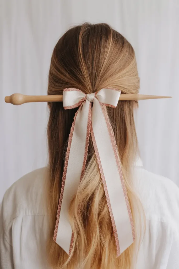 Ribbon Tassel Hair Stick