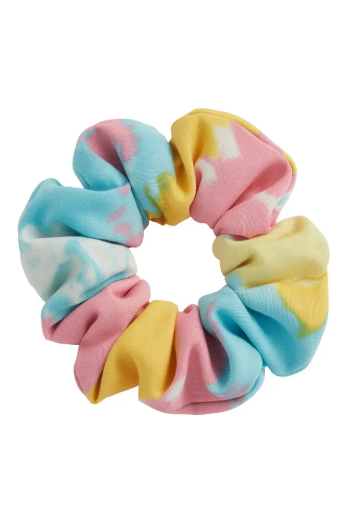 Tie-Dye Cotton Scrunchie